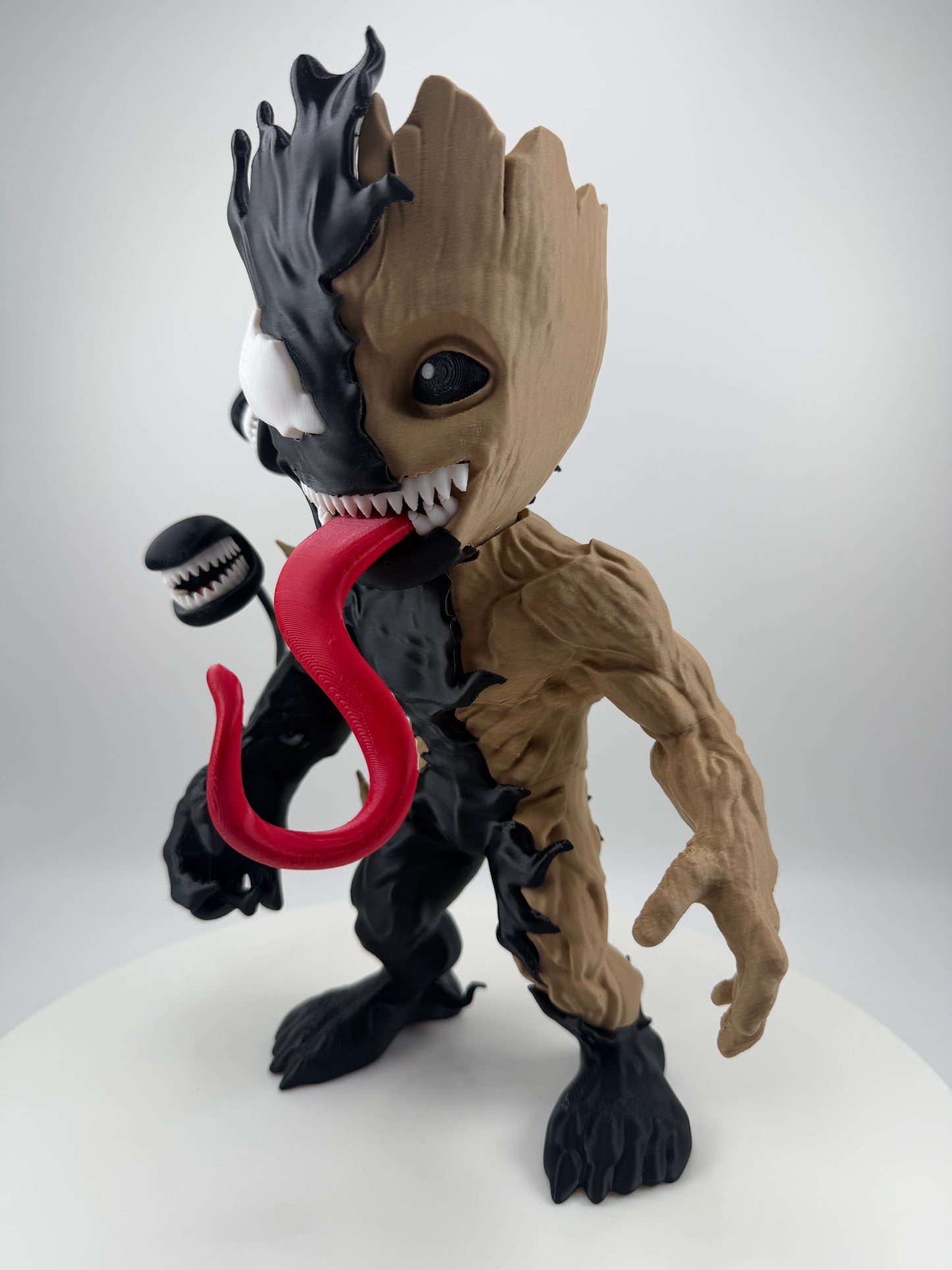 Venomized Groot – 3D Printed Fan Art - Inspired Collectible
