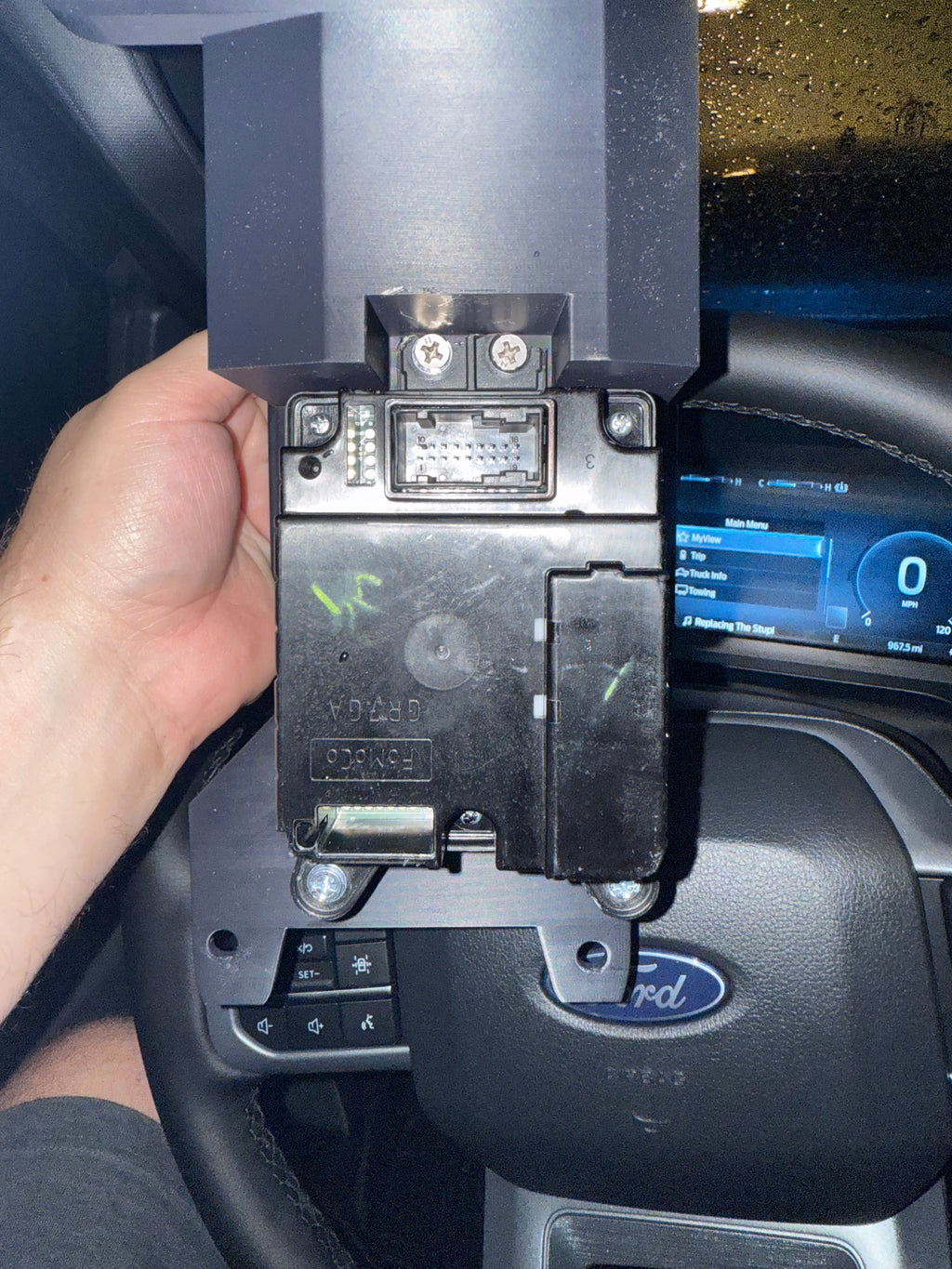 2021+ F150 Lightning Rotary Shift Conversion Mount with Cup Holder