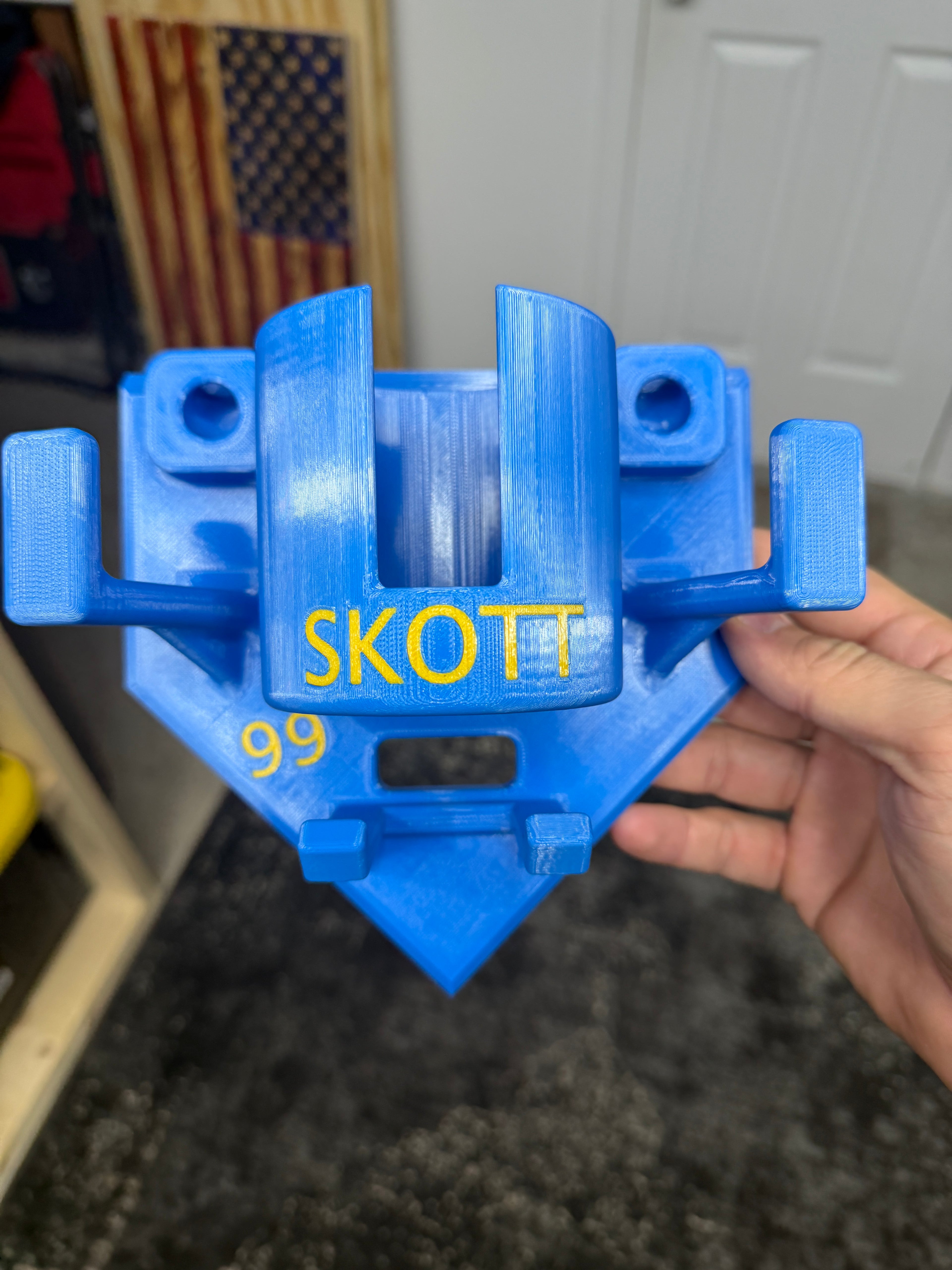 Baseball / Softball Dugout Personalized Organizer (Includes hooks w/orders)