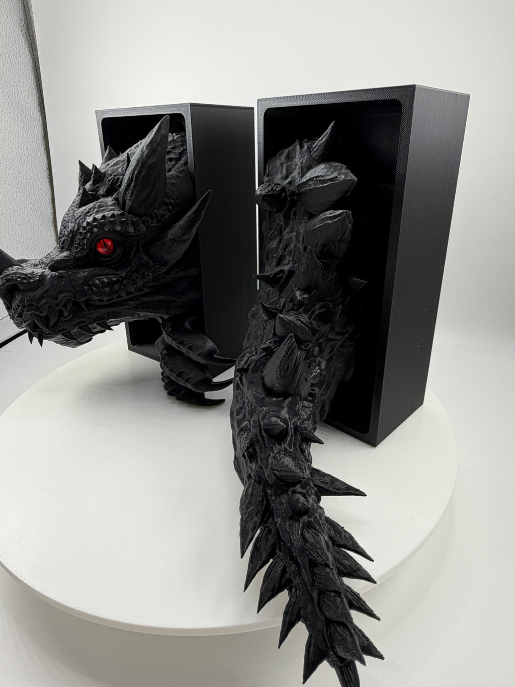 Dragon Book Nook Shelf Insert | 3D Printed Fantasy Decor, Realistic
