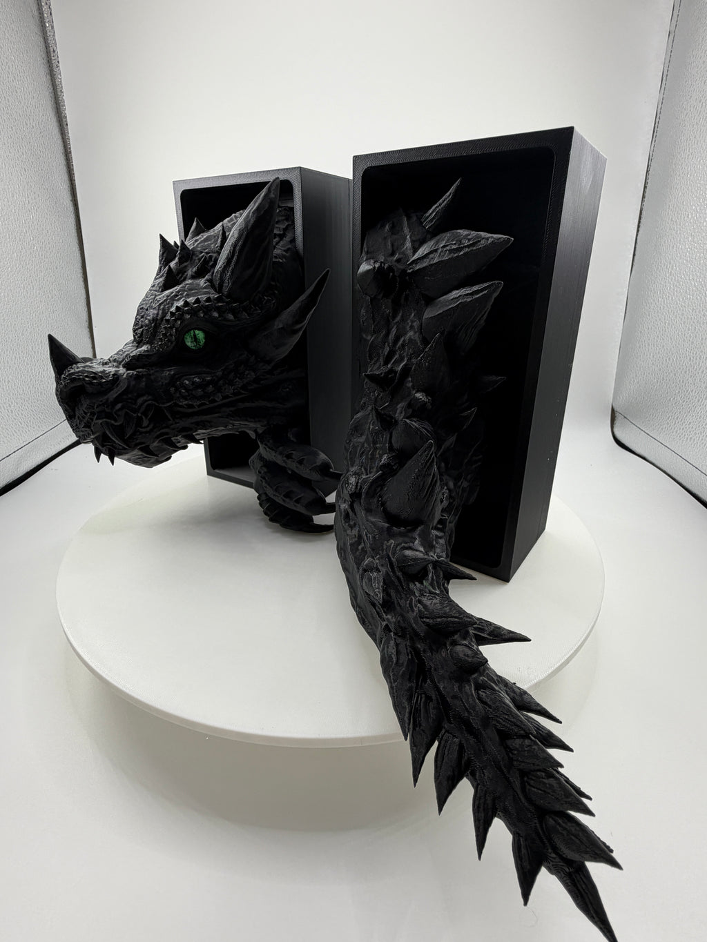 Dragon Book Nook Shelf Insert | 3D Printed Fantasy Decor, Realistic