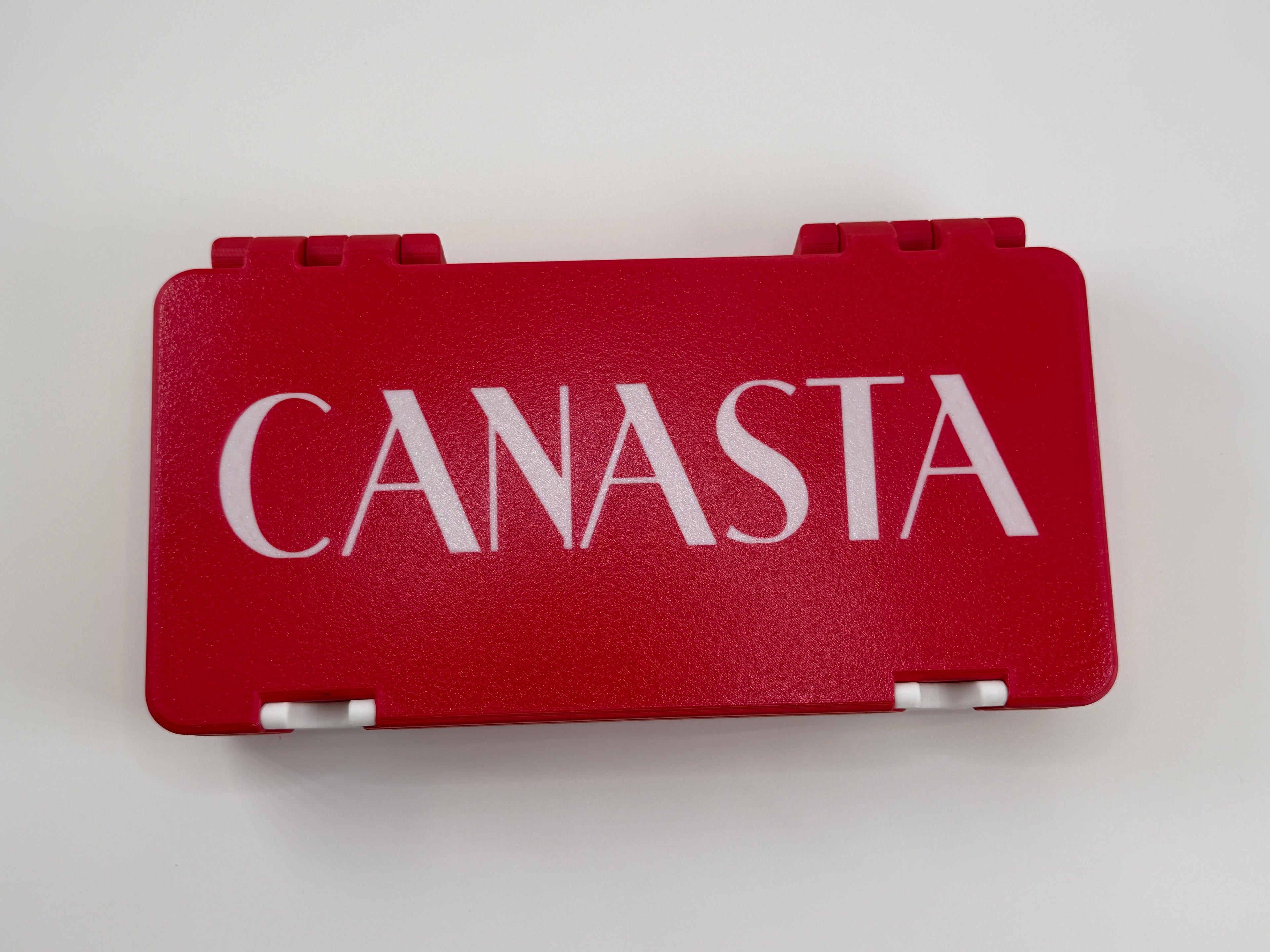 Canasta Card Storage Box – Holds 6 Decks, Home & Travel Organizer