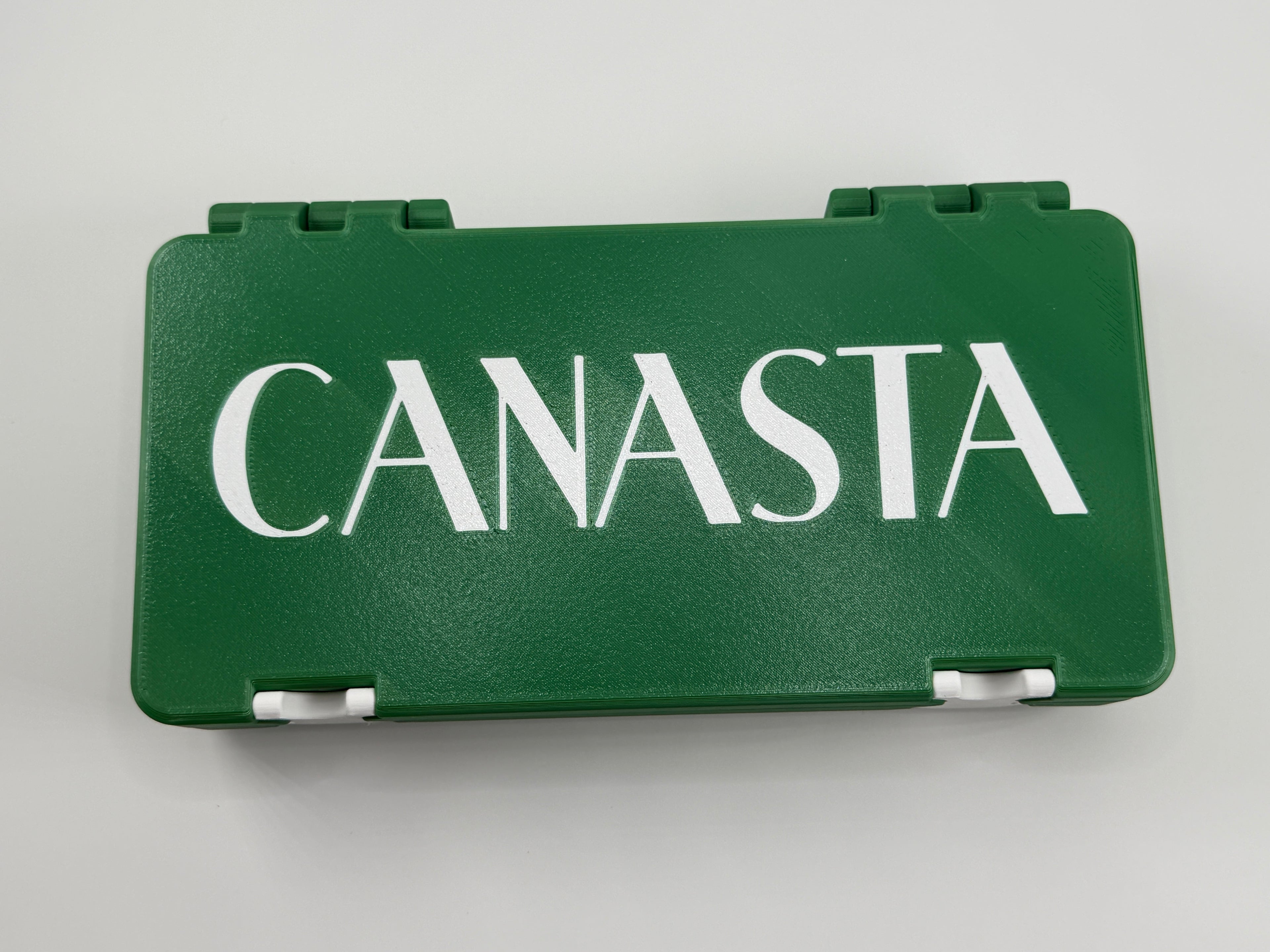 Canasta Card Storage Box – Holds 6 Decks, Home & Travel Organizer