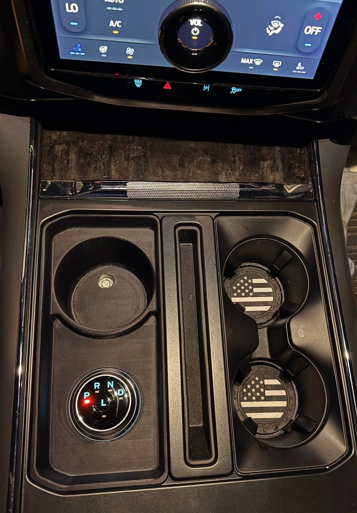 2021+ F150 Lightning Rotary Shift Conversion Mount with Cup Holder