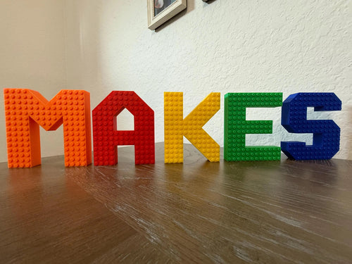 3D Printed Brick Name