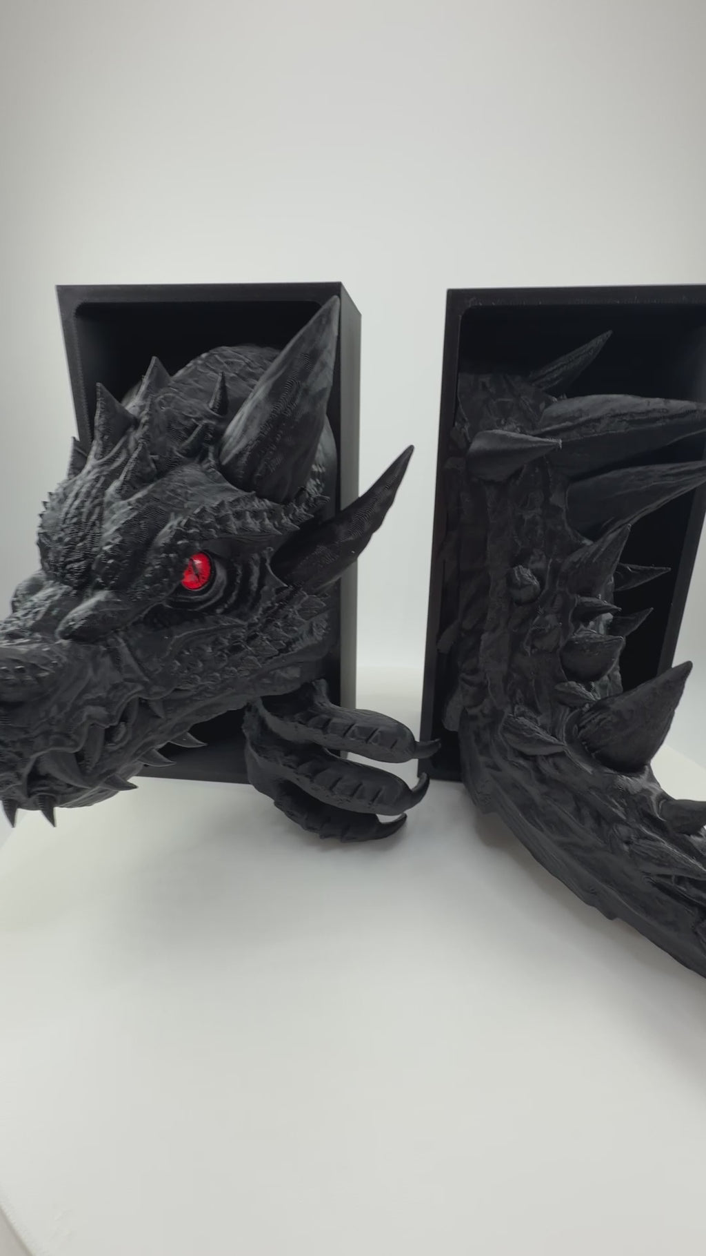 Dragon Book Nook Shelf Insert | 3D Printed Fantasy Decor, Realistic