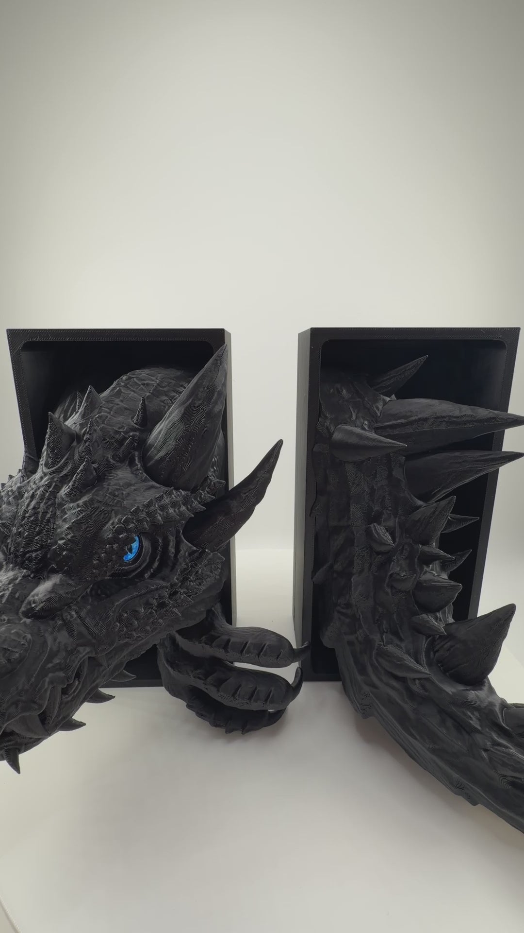 Dragon Book Nook Shelf Insert | 3D Printed Fantasy Decor, Realistic